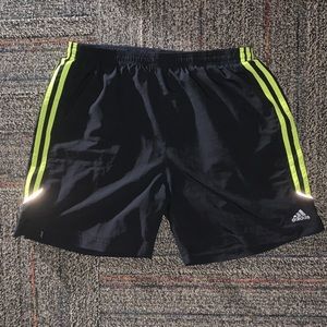 Adidas "Climalite" Black Running Shorts